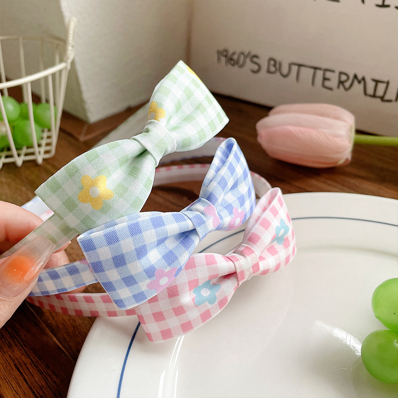 Girls' bow flower hair band, children's headband, hair accessory, cute and fresh hair clip, baby princess hair clip, headaccessory Application Scenario