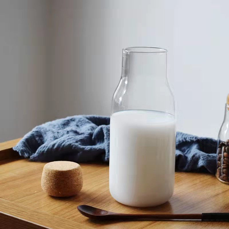 Cork glass bottle household storage jar, tea jar, high borosilicate heat-resistant glass storage bottle, coffee bean storage bottle Application Scenario