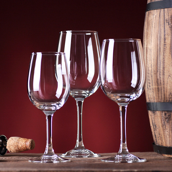 Lemeiya one-piece molded tall glass, red wine glass, champagne glass, Bray series tempered red wine glass Application Scenario