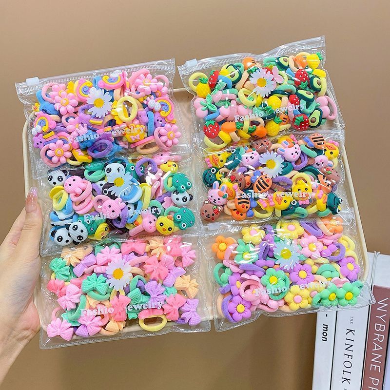 Little girl hair tie rubber band, baby hair band, children's hair won't hurt, girl towel band, hair tie, rubber band, hair accessory full figure
