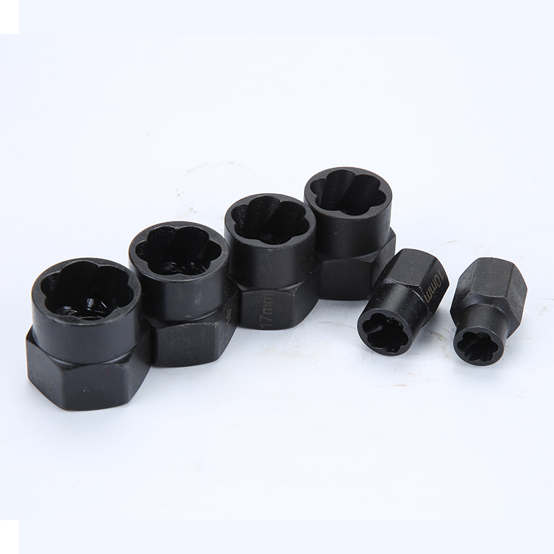 New high-hardness 13PC damaged nut and bolt remover, broken nut removal tool wholesale screws Application Scenario