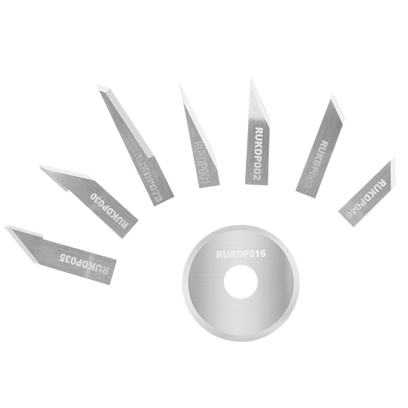 Runjin RUK001 002 003 tungsten steel vibrating blades, Huayao Changkun Anmeida paper box proofing machine cutting blades Item Picture