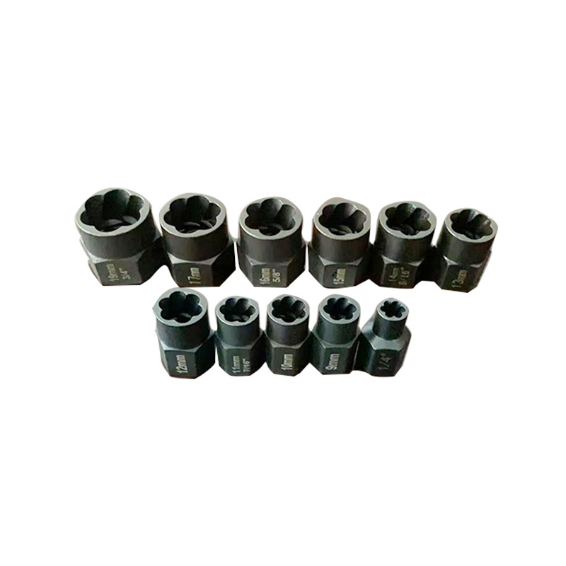 The 15pcs set of damaged nut and bolt remover is a convenient and professional tool for removing broken nuts Application Scenario