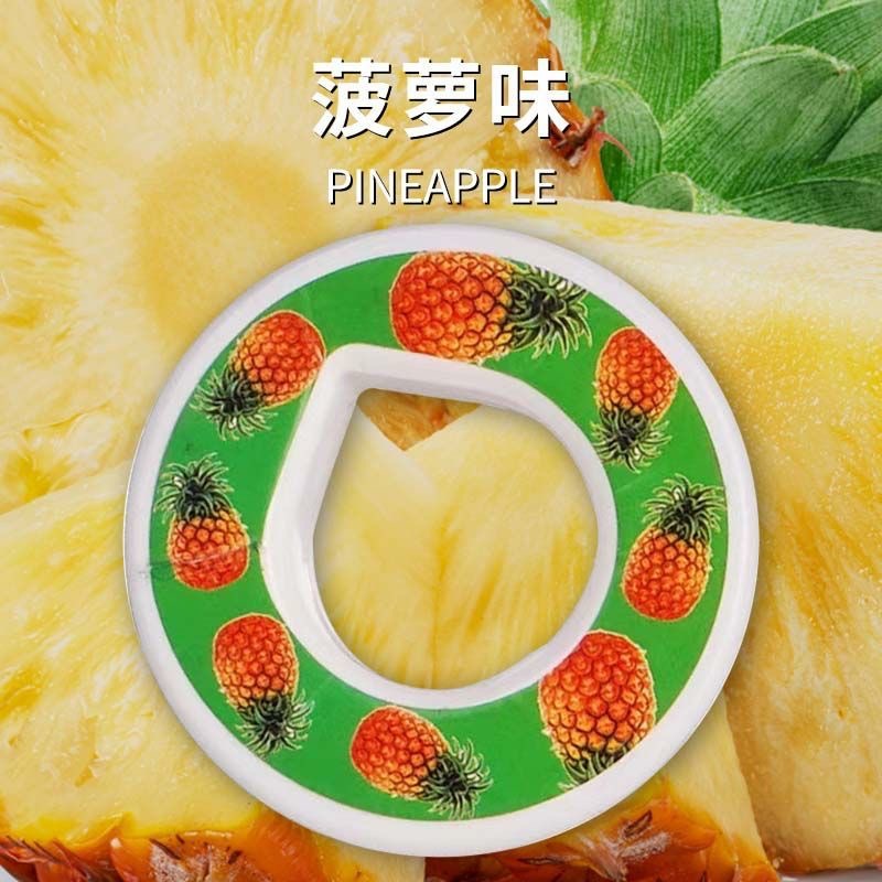 Universal air Fragrance Ring up Cross-border bestseller, Special fruit-flavored soda for Fun Cup, Fun Ring with color box packaging Specification drawing