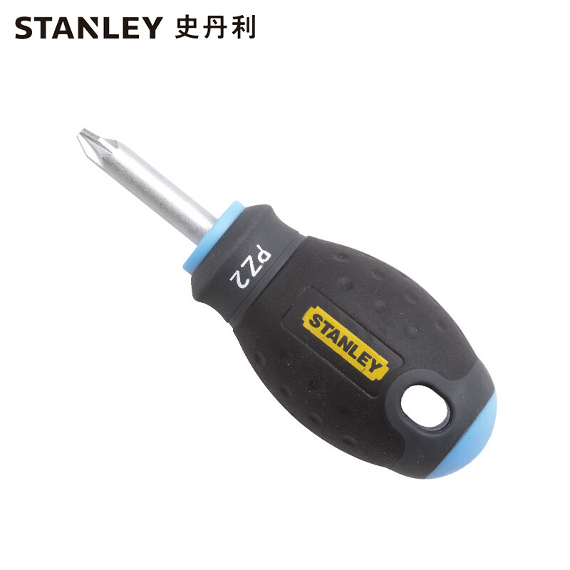 Stanley Short three-color handle cross-shaped screwdriver PZ1x30mm 65-408-14 undefined