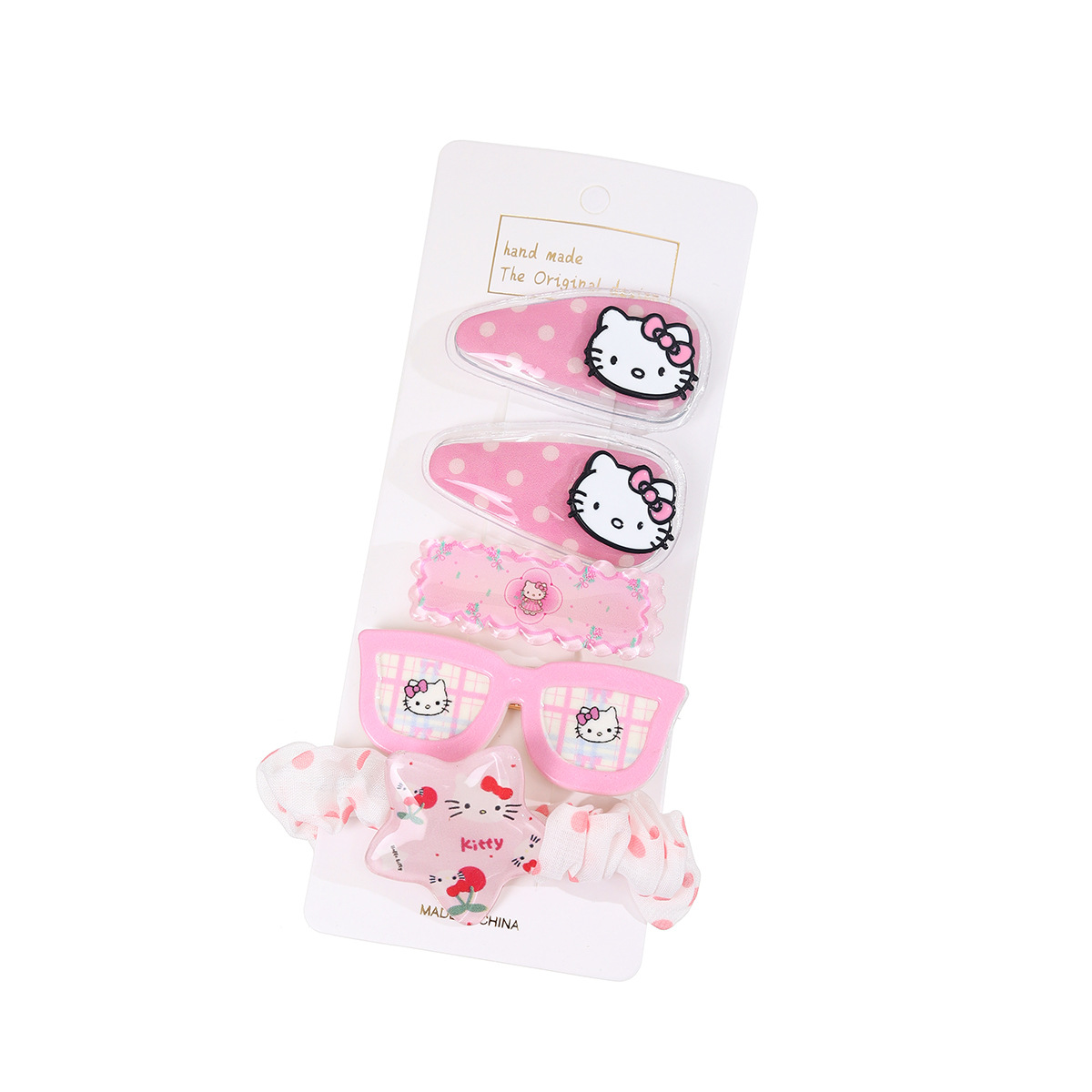 Children's glasses, flower hair clips, cute side clips, cartoon bangs, hair clippers, hair clips, girls' hair accessories Item Picture