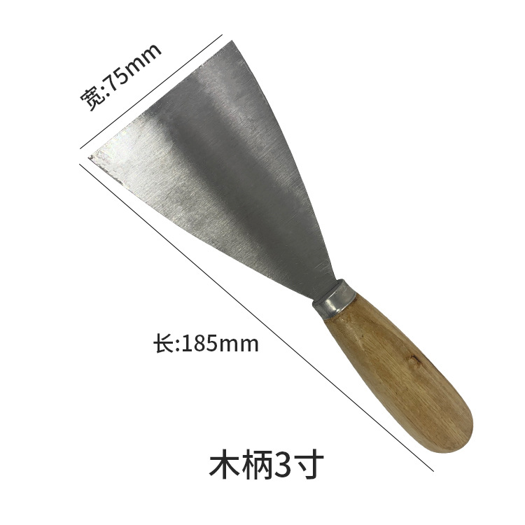 The manufacturer sells Jinfei putty knives, wooden-handled putty knives and mud knives for wholesale at one yuan undefined
