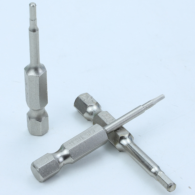 Single-head hexagon socket screwdriver head, strong magnetic electric screwdriver head, extended screwdriver head, complete set wholesale, wind socket 1.5 details Picture