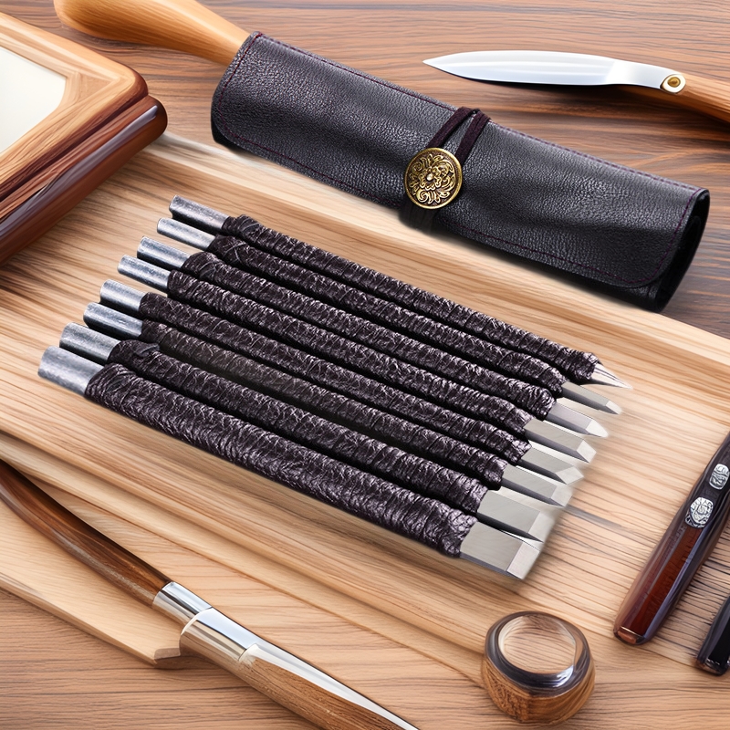 Factory wholesale of seal engraving knife tool sets, tungsten steel engraving knives, wood carving knives, stone seal engraving tools, and hard alloy knives full figure