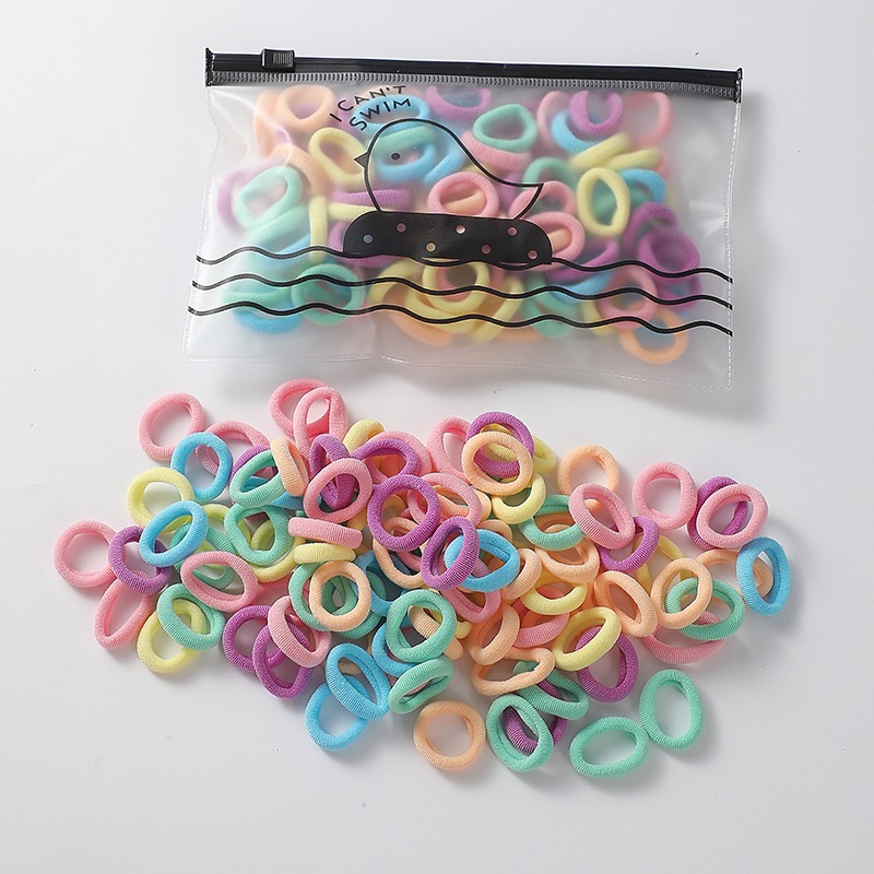Wholesale of small towel bands, children's hair bands, seamless rubber bands, hair ties that won't damage hair, Korean girls' hair tie accessories full figure