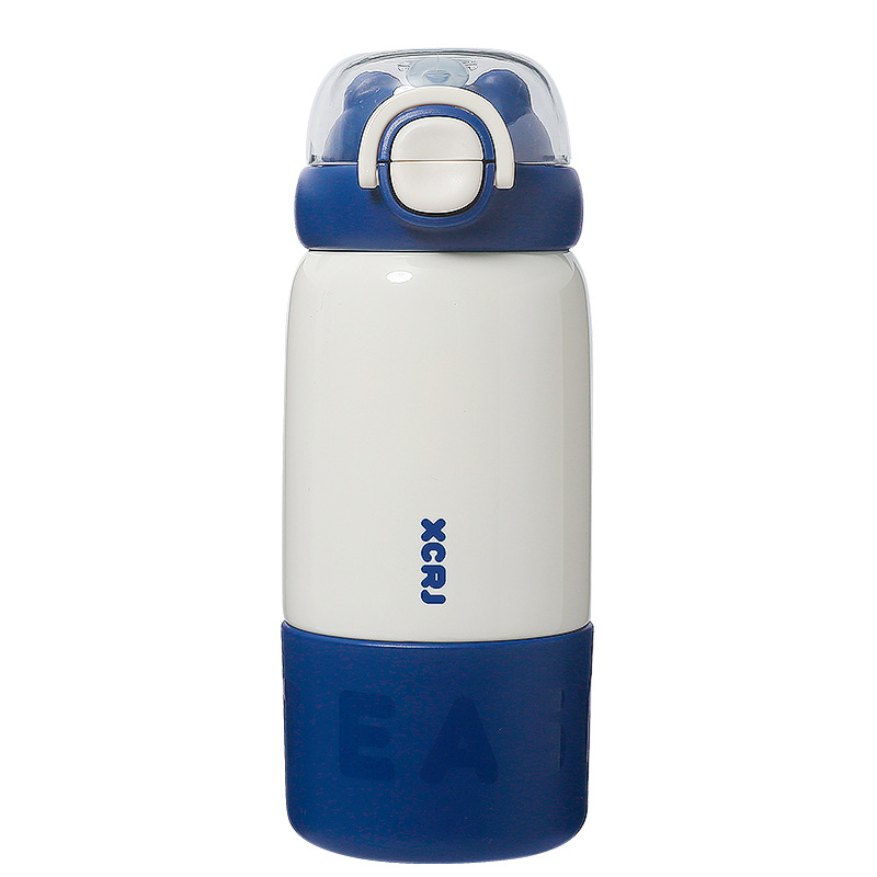 New type of household 304 stainless steel insulated cup, high appearance level gradient portable anti-drop water cup for girls, children and students Item Picture