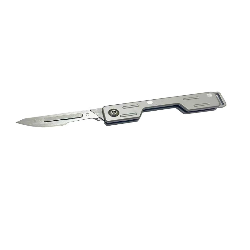 Carbon steel blade No. 23, blade handle, graphic engraving knife, film application machine maintenance tool, engraving knife, trimming and edge trimming Application Scenario