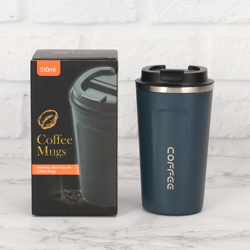 Wholesale of new stainless steel double-layer coffee cups for foreign trade, creative Mark office water cups, portable car insulated cups Application Scenario