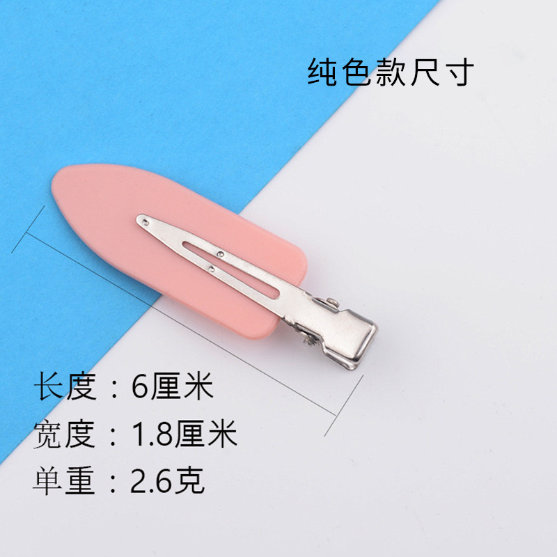 diy cream hair clips of the same style as Internet celebrities, summer side hair clips, bangs clips, small hair clips, and headwear wholesale Specification drawing