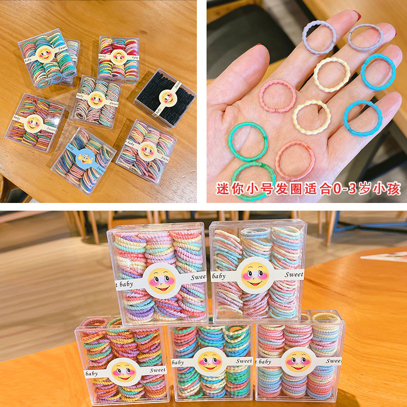 Cute girl hair accessories, rubber bands, children's hair ties, hair bands, and baby hair has less hair Application Scenario