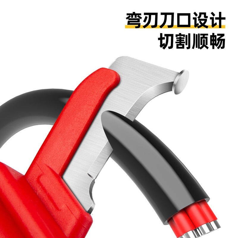 Deli Tools DL515180 Insulated Straight Cable Knife, insulated cable stripping knife 180mm details Picture