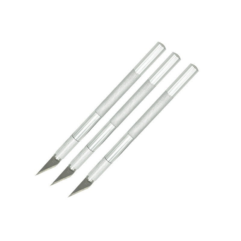 Student engraving pen knife, metal DIY engraving knife set, planner, paper-cutting art knife, aluminum alloy small engraving knife Item Picture