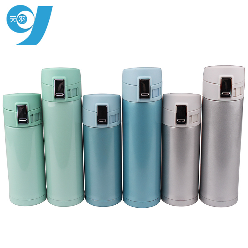 Wholesale stainless steel vacuum insulated cups, portable cups, bouncing cups, car cups, office cups, enterprise processing and logo printing full figure