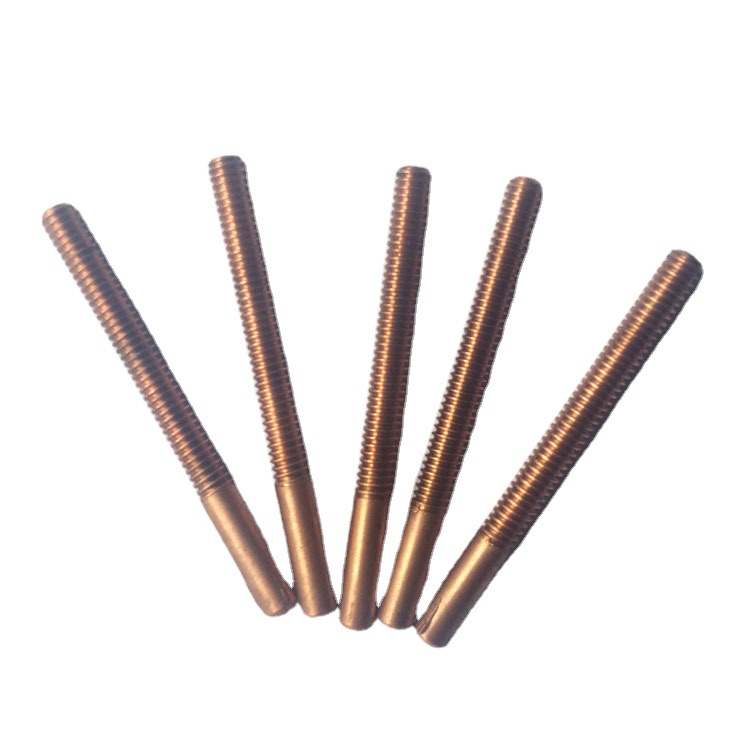 Spark machine threaded electrode copper male thread copper rod tap electrode red copper tungsten copper discharge M4x0.7 M5 Item Picture