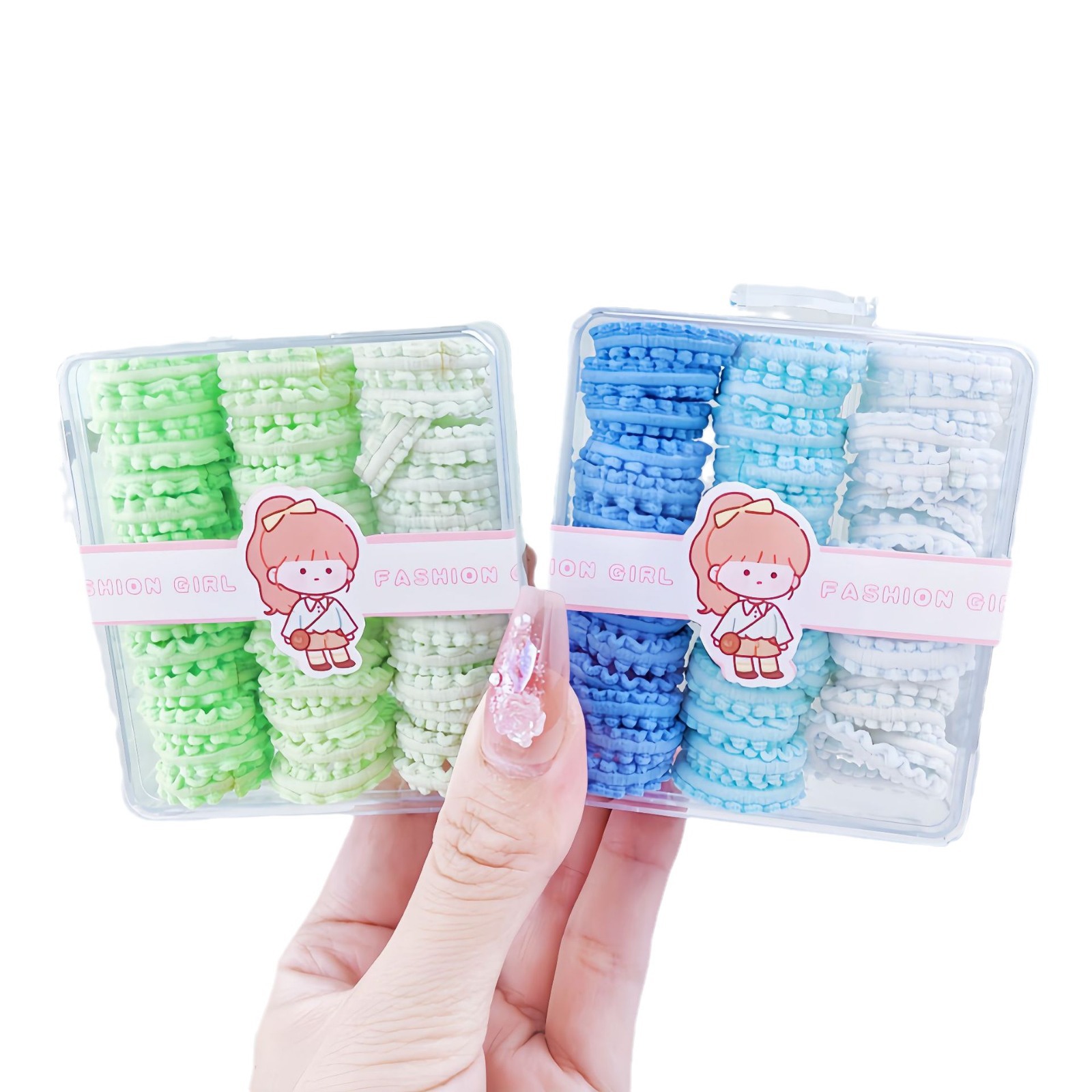 Children's high-elasticity hair-non-damaging rubber bands, Korean hair ties, baby hair bands, princess, cute little girl hair accessories Item Picture