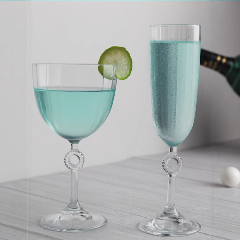 Pasha European wine glasses, red wine glasses, fashionable highball glasses, champagne glasses wholesale, and special sweet wine glasses for bars Item Picture