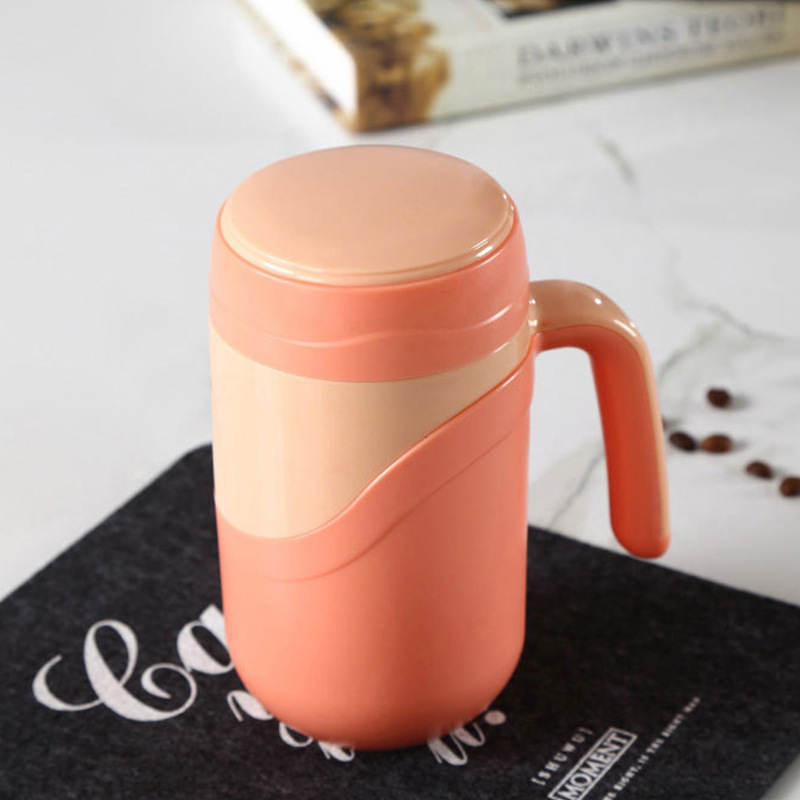 Business office ceramic inner liner insulated cup, large-capacity men's student carrying handle, large gift advertising water cup Application Scenario