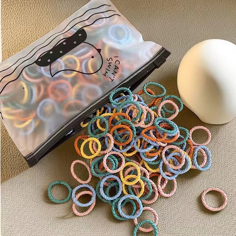 Elastic hair bands for baby girls, baby hair ties, children's rubber bands, hair accessories, small rubber bands, no damage to hair full figure