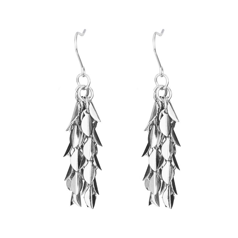 Sparkling wheat ear tassel Earrings for Women 2025 New bestseller, high-end and elegant long earrings, unique earrings Item Picture
