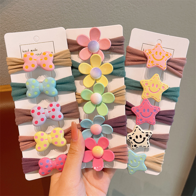 Children's hair tie, little girl's braid hair tie, no damage to hair, high elasticity hair band, girls' headwear, cute hair band Specification drawing