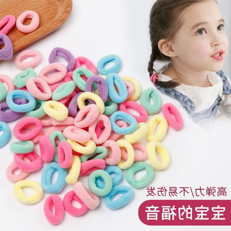 Baby hair bands, Korean children's hair bands, candy-colored towels, Daisy bags, opp hair ties, hair accessories wholesale, bows Specification drawing