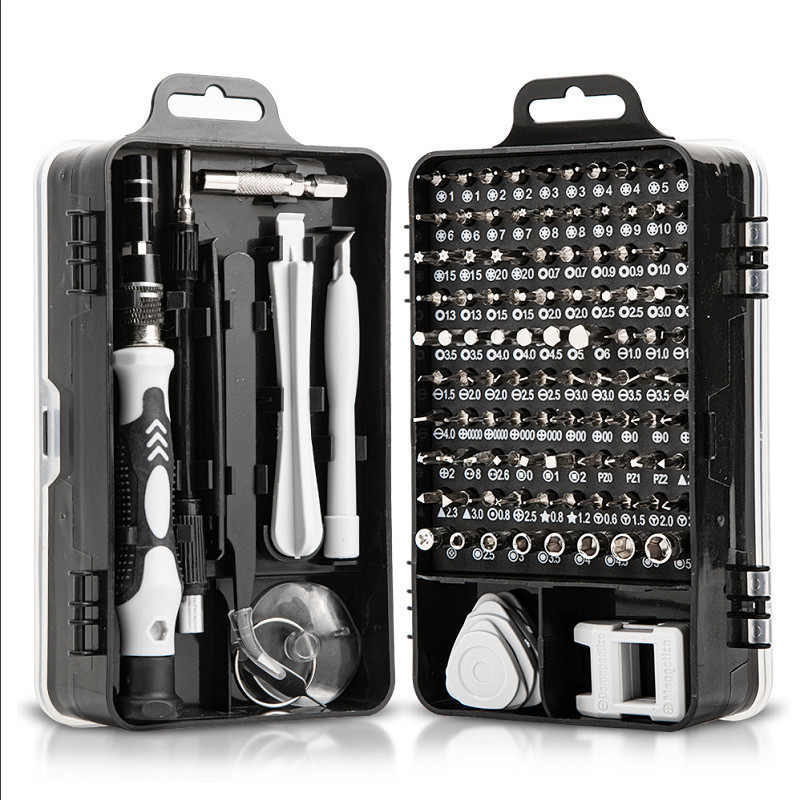 24-in-one multi-functional screwdriver set, 115-in-one screwdriver set, mobile phone repair and disassembly tool set Item Picture