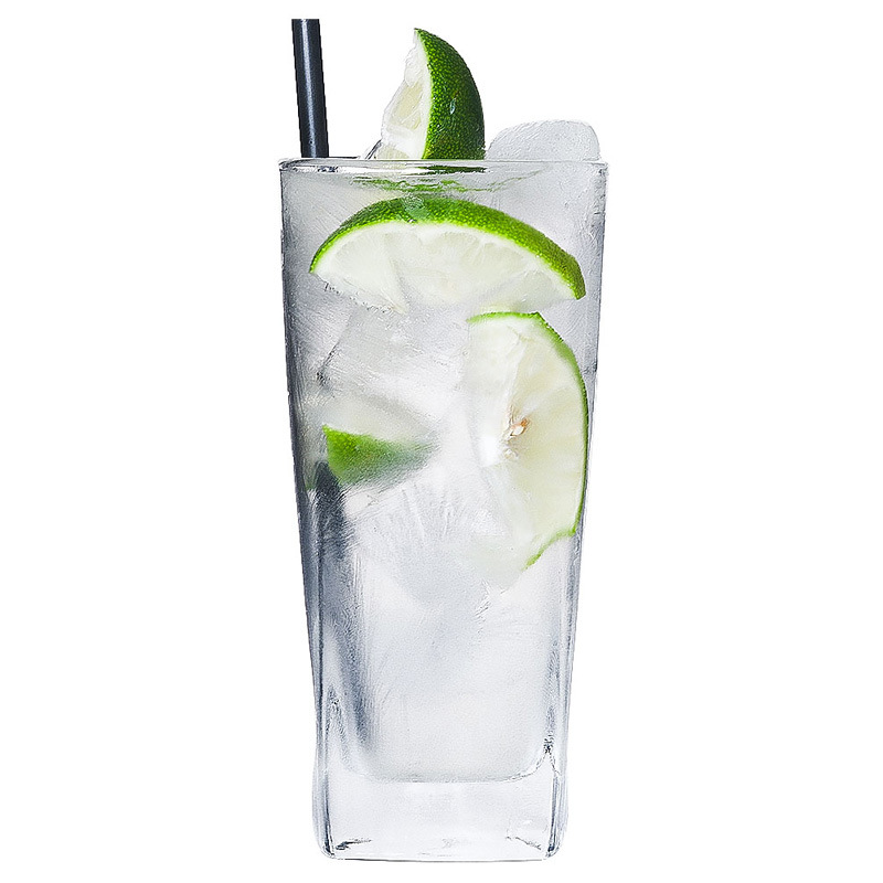 Thick-bottomed square glass cups, simple and transparent water cups for home and commercial use, tea cups, whisky cups, bar beer mugs Item Picture