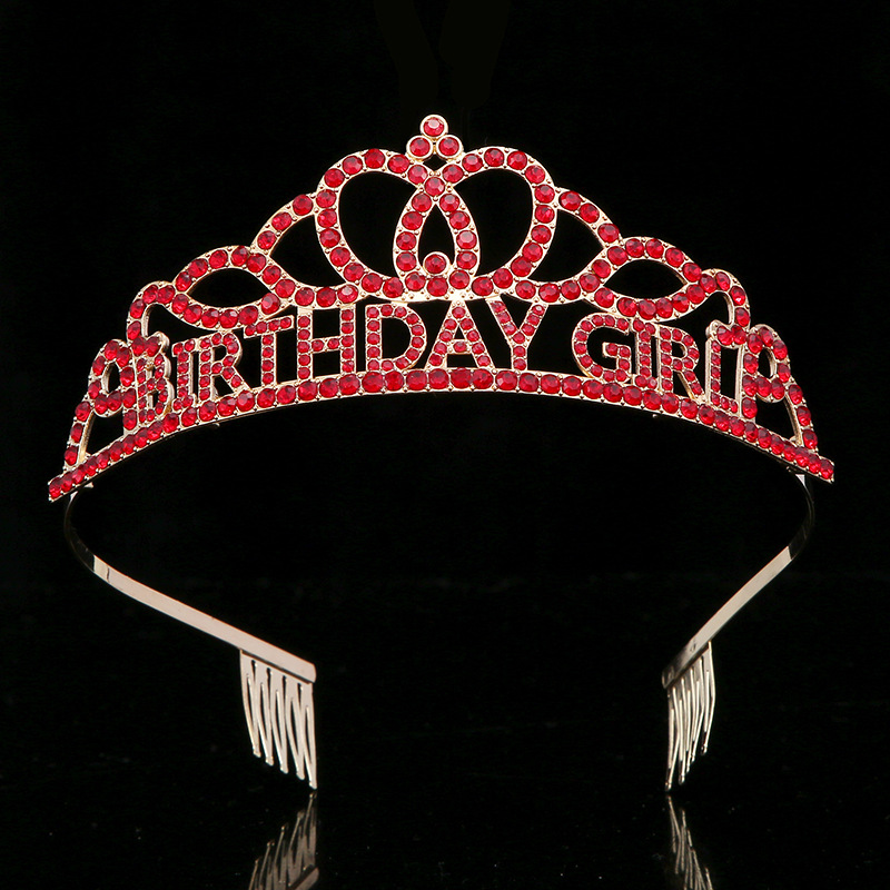 Happy birthday! Crown hair accessory, Xiaohongshu Birthday, Crown hair band, cake, crown decoration, Little princess crown Specification drawing