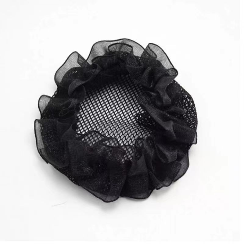 Dance net hairpin, invisible flight attendant bun bun, hair magic tool, professional hair net, girls' art examination hair net cover Item Picture