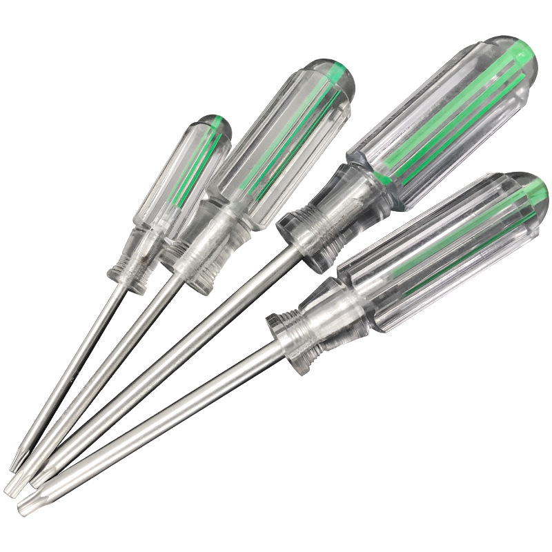 Huya Tools, Rainbow handle star-shaped screwdriver, flower-shaped screwdriver, plum blossom-shaped maintenance tools NO.500 series Item Picture