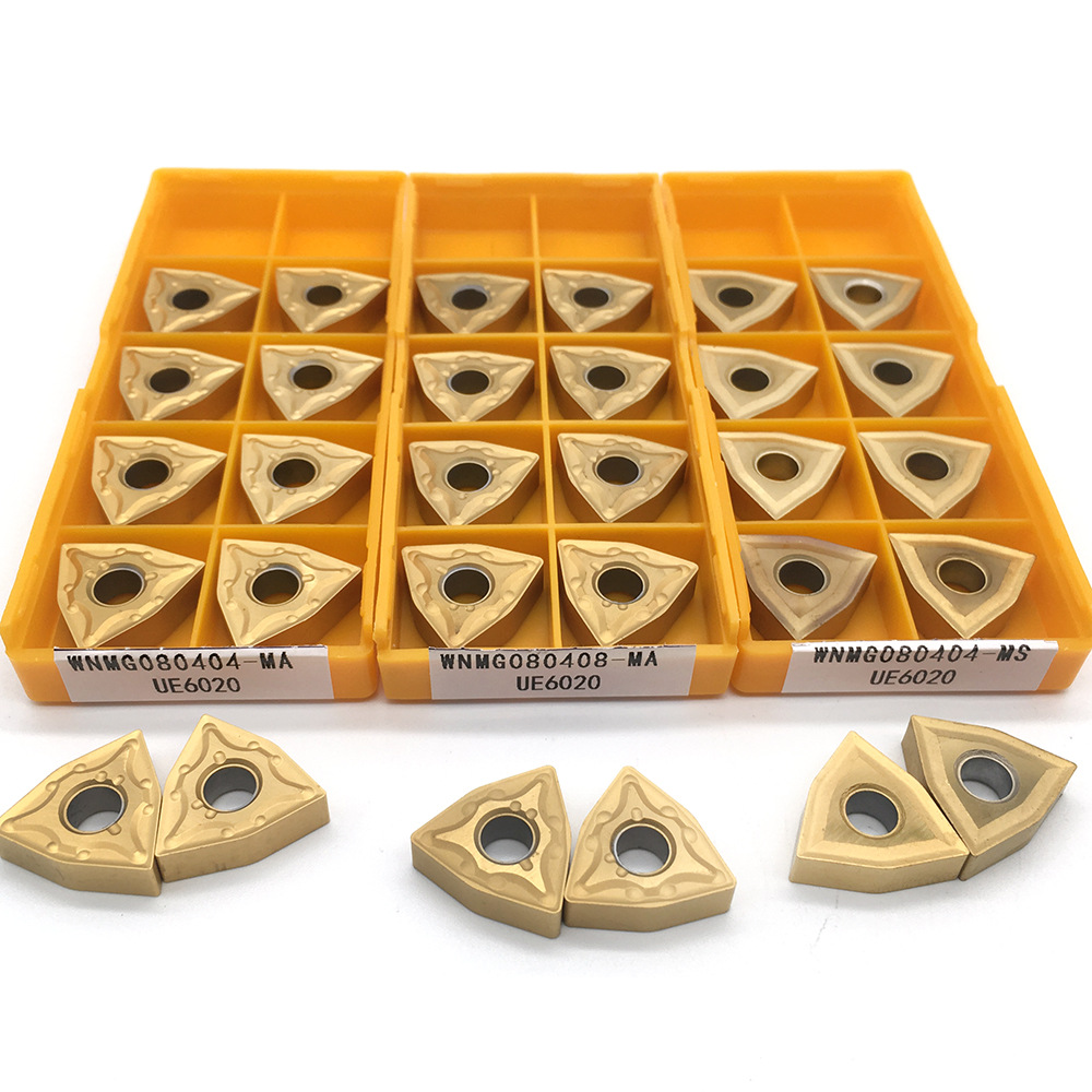 Cross-border foreign trade CNC inserts WNMG080404/08-MA UE6020 series alloy coating details Picture