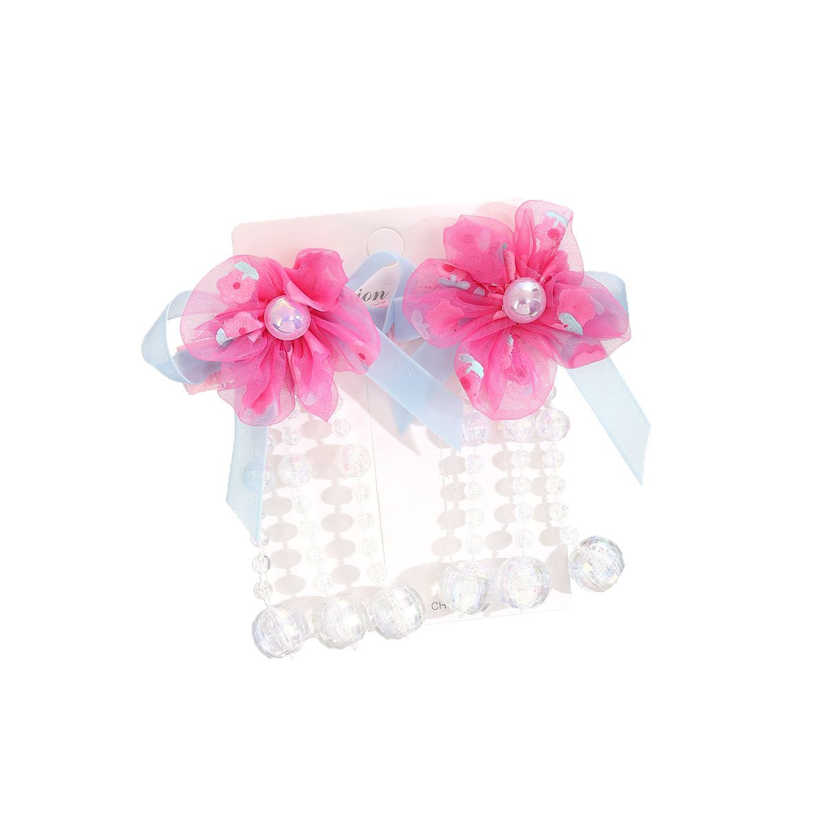Children's hair flowers, Hanfu headwear, ancient-style hair clips, Chinese-style little girls' walking tassels, girls' hair clips and hairpins Item Picture
