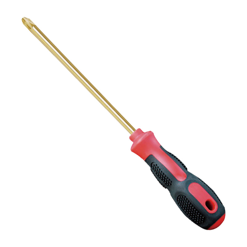 TOOLTIME Tutai explosion-proof cross-shaped screwdriver, explosion-proof non-magnetic and non-sparking cross-shaped screwdriver, aluminum bronze details Picture