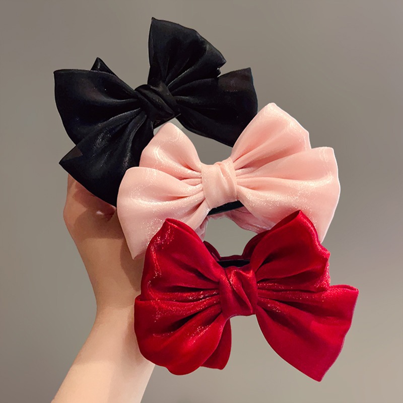 Children's hair clips, girls' princess crown bow headwear, girls' non-damaging hair clips, hair accessories, baby Hanfu accessories details Picture