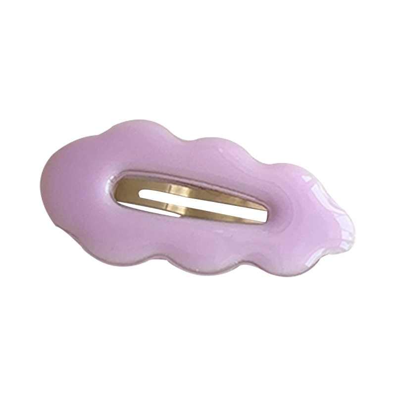 New Korean version wavy bb clips, colorful jelly cloud hair clips, candy-colored bangs clips, side hair clips and hair accessories Item Picture