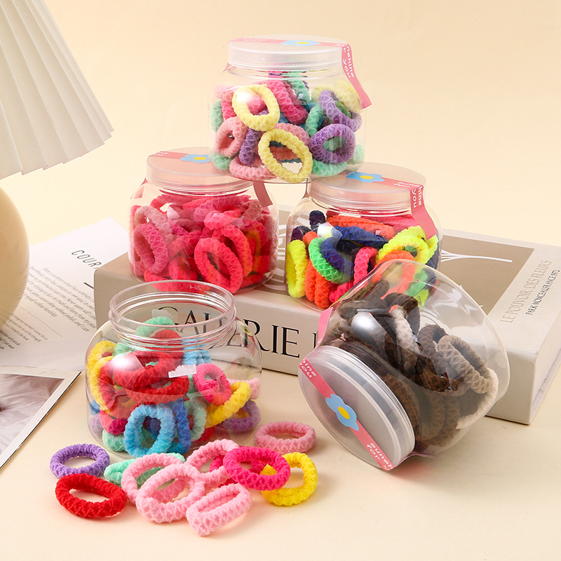 Children's small rubber band girls' hair tie 2025 New style, no hair damage, baby hair tie, girls' hair band Rubber band girls' hair tie full figure