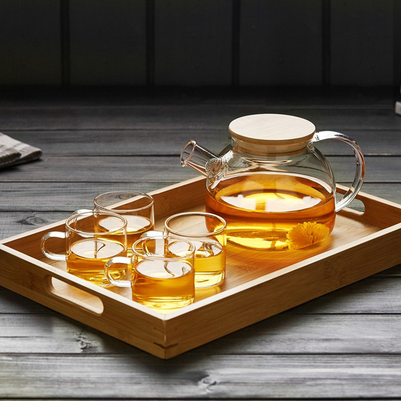 Household cold water kettle, glass water kettle, explosion-proof large-capacity teapot, cooling cup, juice kettle, large water kettle, cooling, simple and elegant full figure