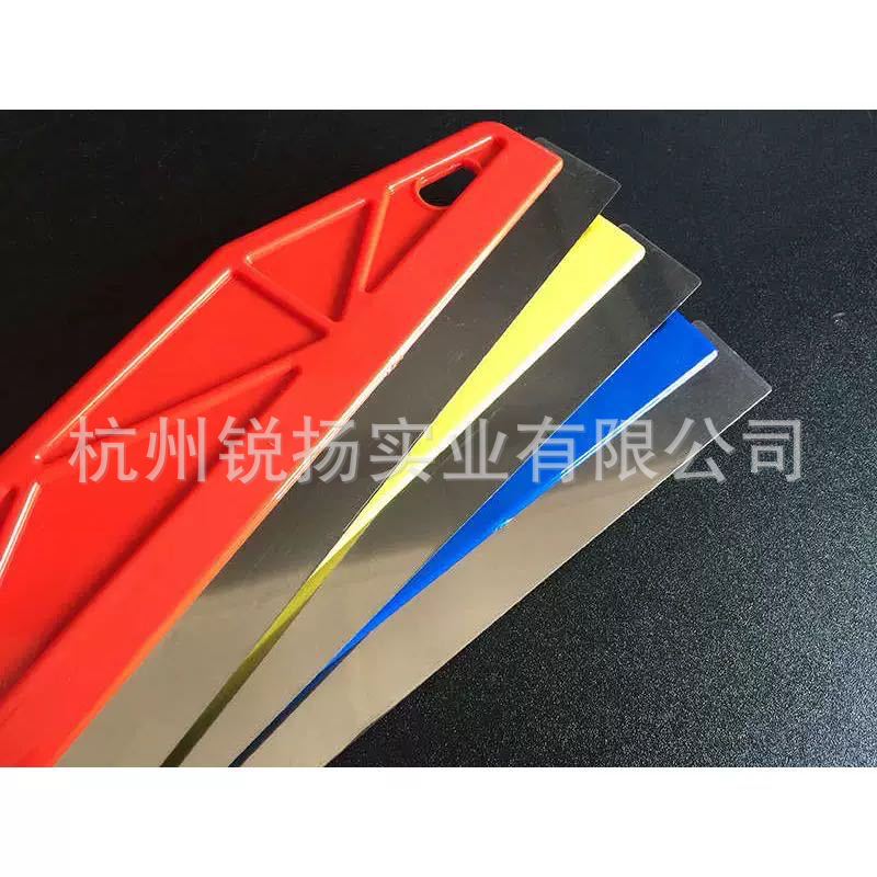 Special offer wallpaper, wall fabric, mural cutting knife, scraper, construction tools, stainless steel plate, wall paper scraper, wallpaper ruler Specification drawing
