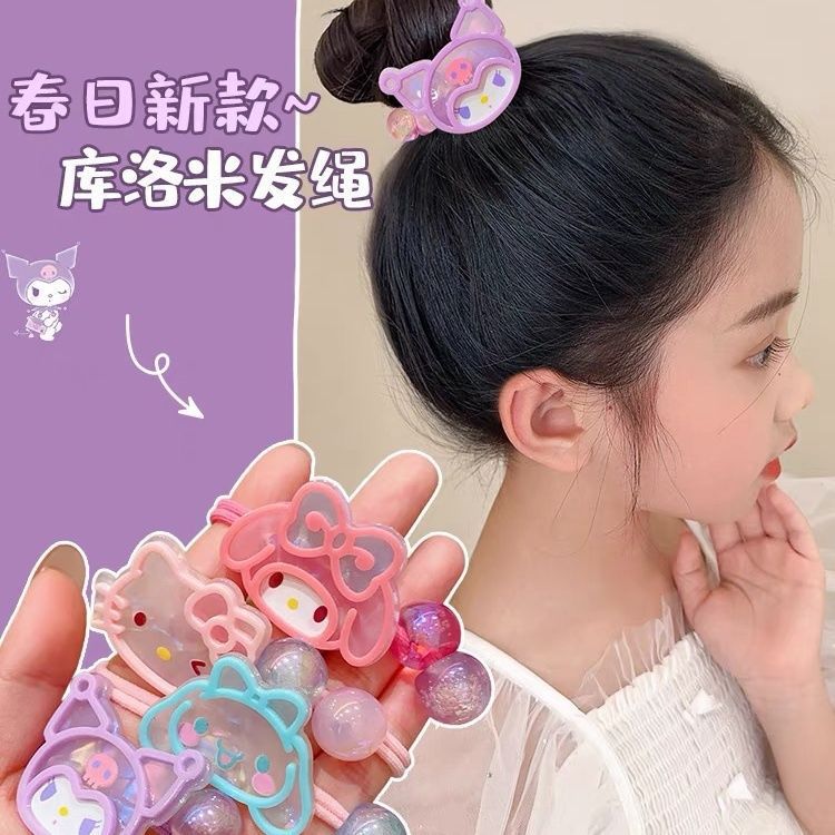 Children's Kulomi hair ties, baby braids, hair bands, girls' hair ties, high-elasticity and durable girls' hair ties full figure