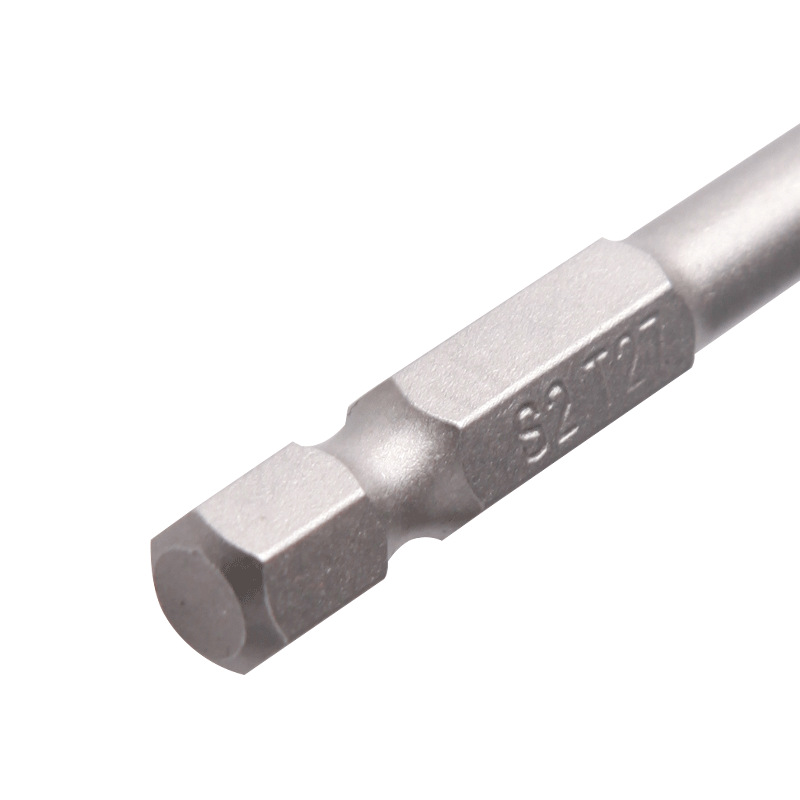 11-piece set of plum blossom hollow air screwdriver bit, 75mm S2 high-hardness screwdriver tip, electric air screwdriver bit, 100mm screwdriver bit Application Scenario