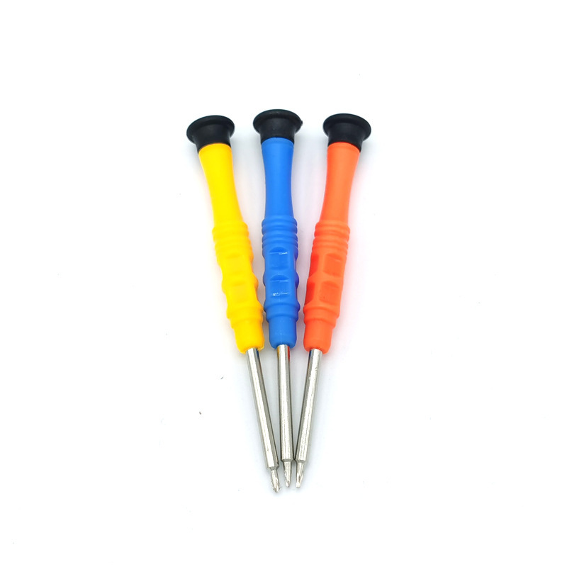 Five-color disassembly tools, mini toy screwdrivers, one-line five-star Y-shaped mobile phone and computer repair screwdrivers details Picture