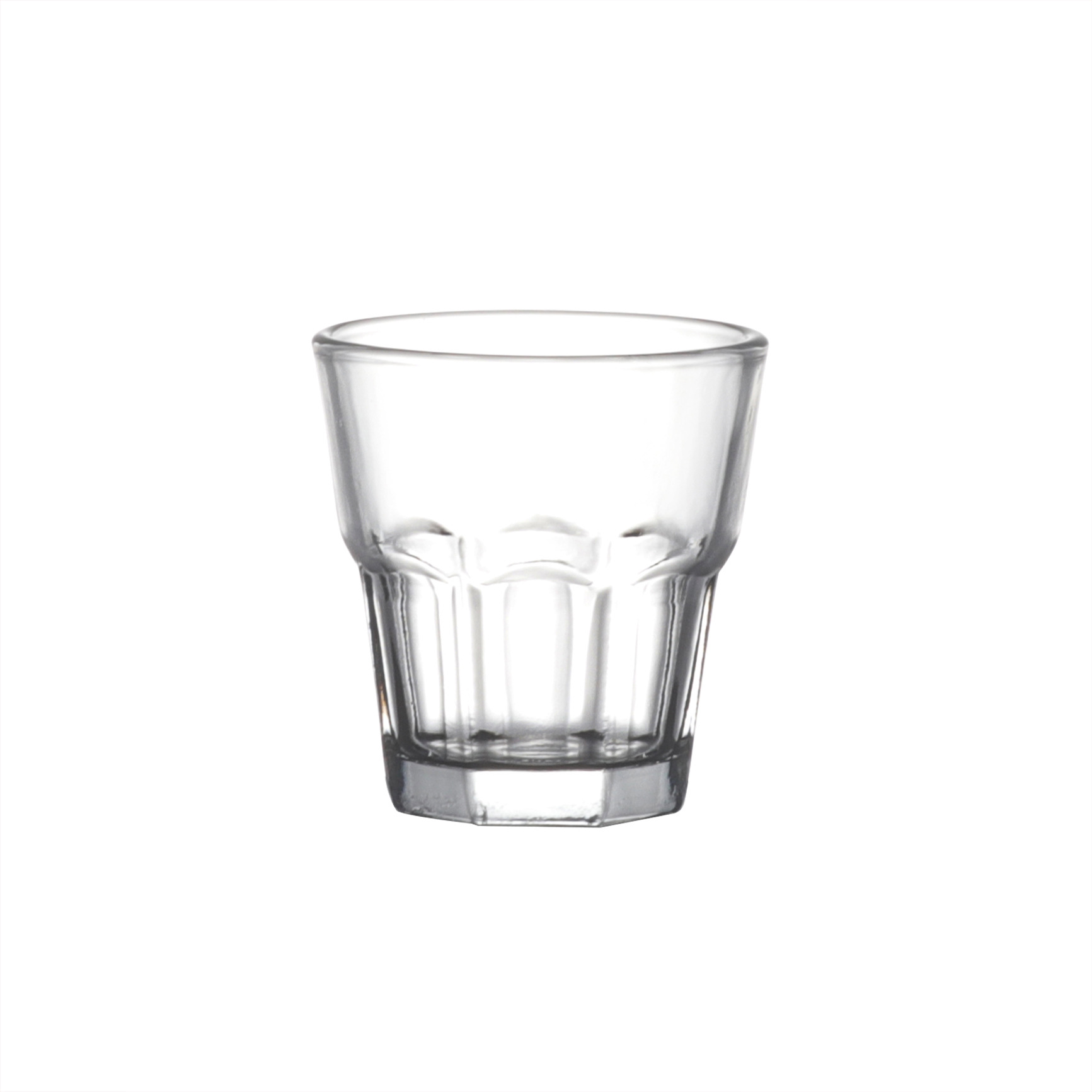 Wholesale of tempered beer mugs in full cases, KTV, hotel, commercial thickened, shock-resistant thick-bottomed tempered octagonal glass wine cups Item Picture