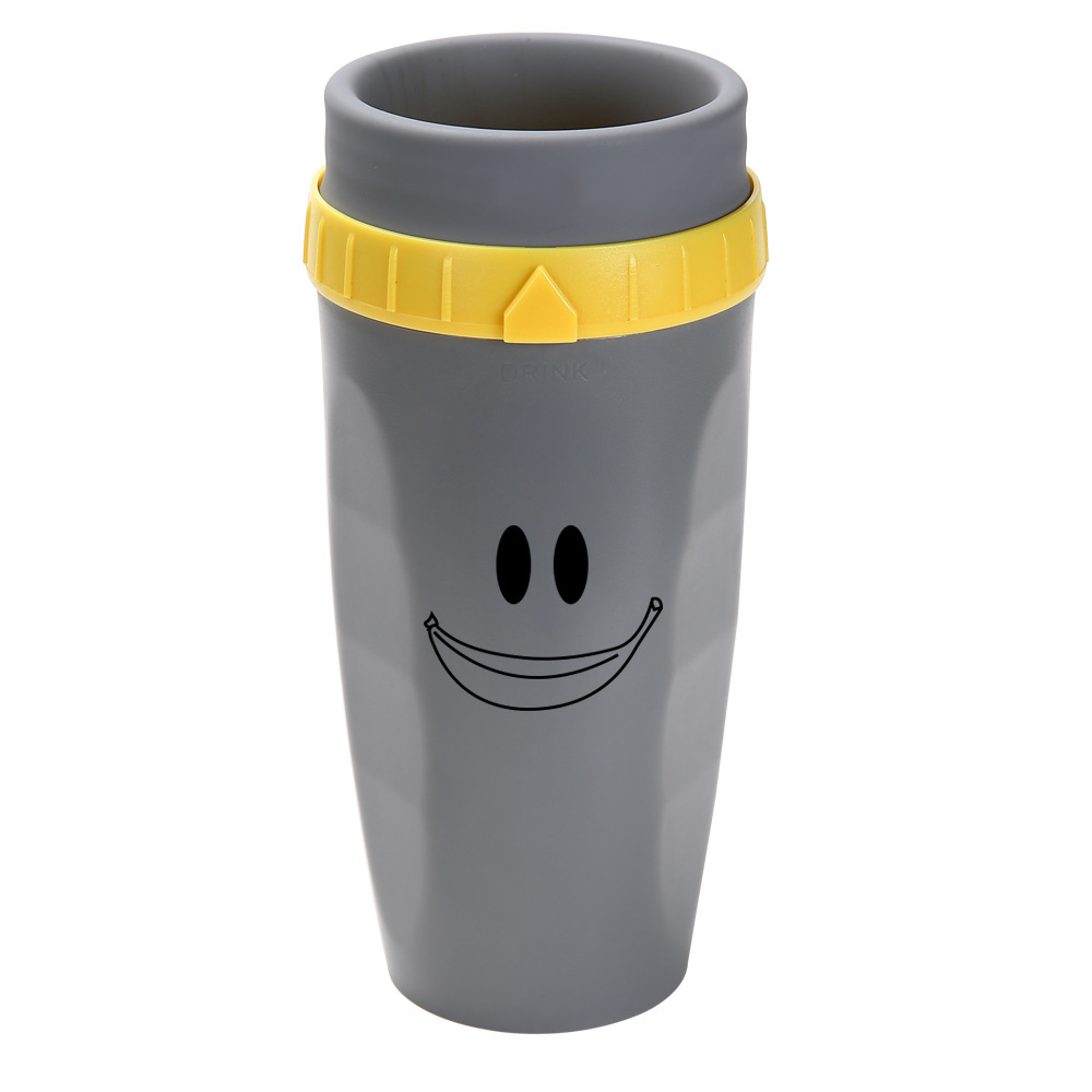 The cross-border bestseller, the French neolid twisty cup without a lid, is a portable and creative plastic cup for children and students Item Picture