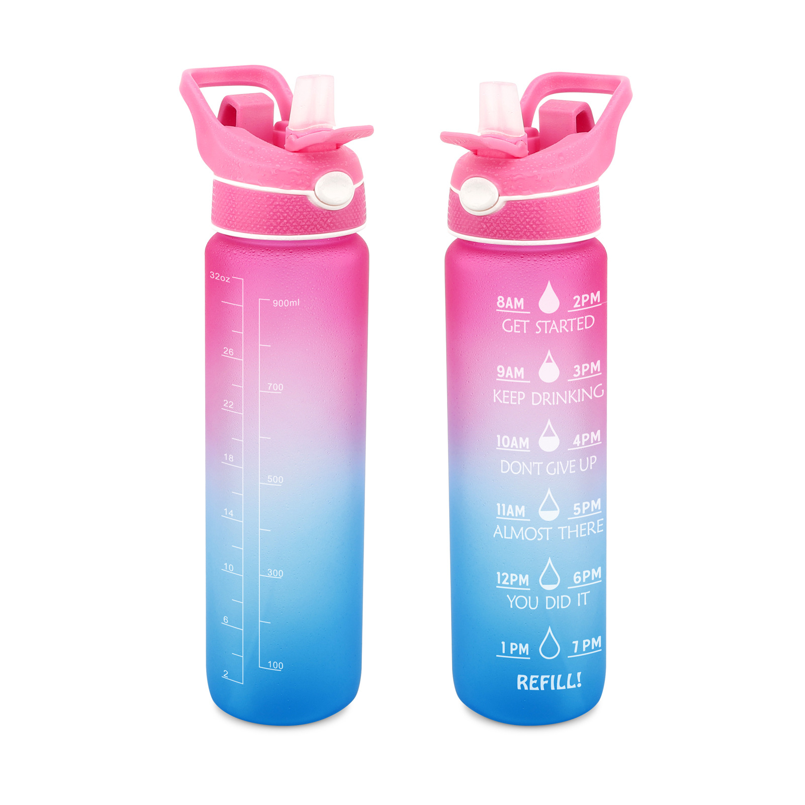 Summer spray water cup, large-capacity men's and women's sports food-grade cooling portable spray cup, tritan plastic cup details Picture