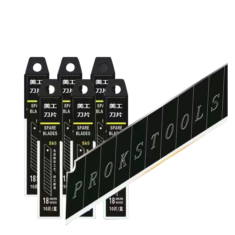 Industrial-grade large and small utility knife blades, office paper cutting knife blades, box opening knife blades 9/18/25mm Item Picture